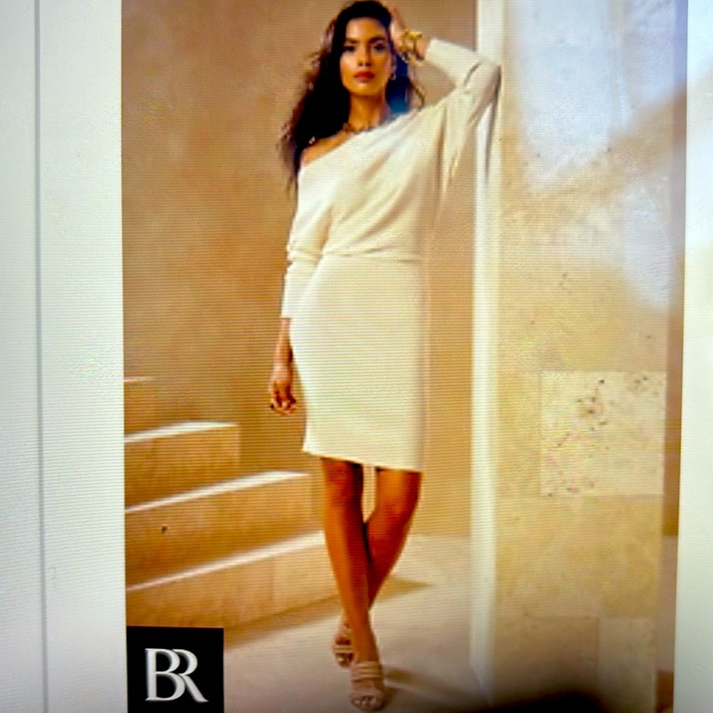 Banana Republic Colleta Off/ Shoulder Sweater Dress-NWT